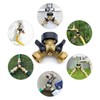FIBOUND Brass distributor, Y connector valve, 2-way distributor, shut-off valves