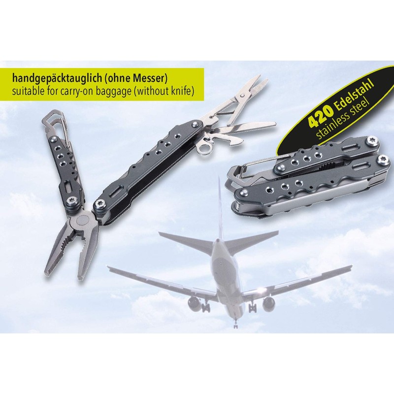 TROIKA TR-KTL08/GY Multi-Tool Travel Gear