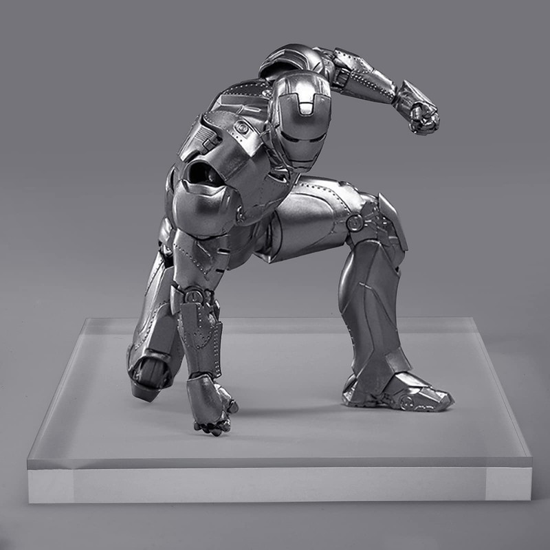 CiaoHER 1in Thickness 4in Square Acrylic Cube Display Block Clear