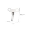 Gadpiparty 2 Pcs Steel Clock Winding Keys Professional Clock Tools