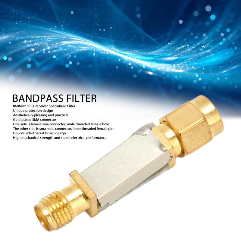 868MHz Bandpass Filter Low Insertion Loss RFID SAW Bandpass Filter