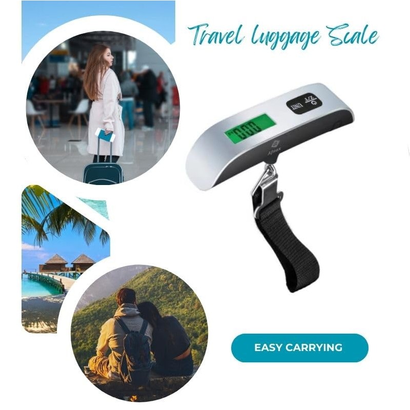 Afnax Digital Portable Luggage Scale, Travel scale, Suitcase scale, weigher