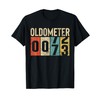 Funny 73 Years Old Oldometer Vintage 73rd Birthday Odometer T-Shirt