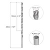 sourcing map 7.5mm Twist Drill Bits, High-Speed Steel Straight Shank