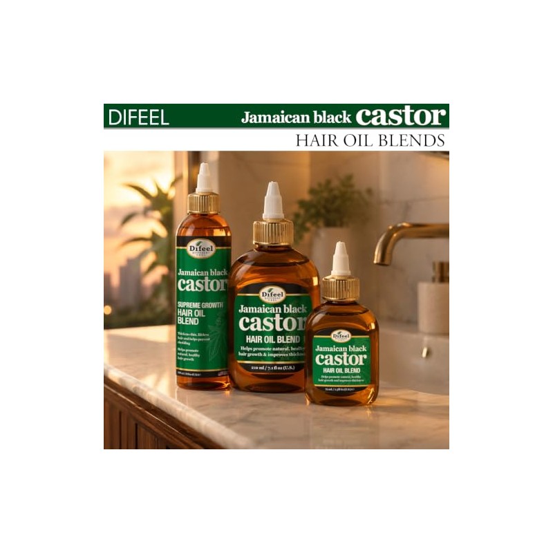 Difeel Superior Growth Jamaican Black Castor Premium Hair Oil 7.1