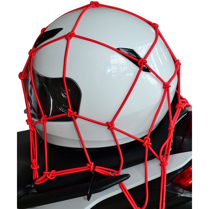 OXFORD Cargo Net – Motorcycle Luggage Net – Red