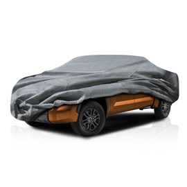 CARDIZ 5 Layer Truck Car Cover for GMC Sierra 2500HD 2000-2019 Crew Cab Long Box | All-Weather Protection: Dustproof, Windproof, UV-Resistant, Breathable & Durable