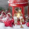 VALICLUD Wooden Christmas Nutcracker Figures Ornaments Xmas Holiday Tree Decorations