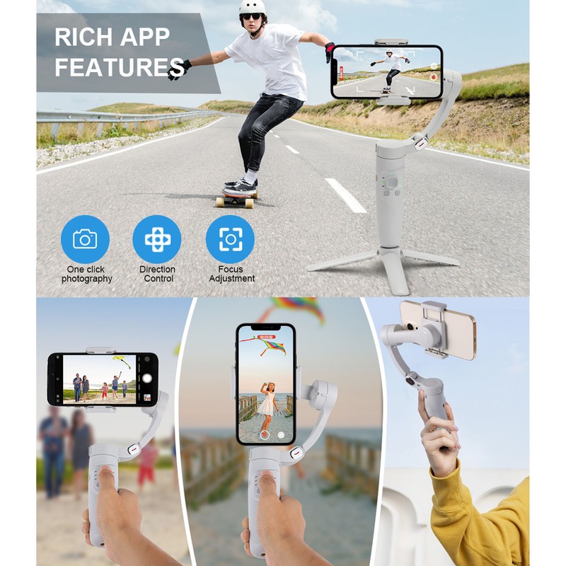 Smart Phone Stabilizer M1 3 Axis Handheld Anti Shake Stabilizer