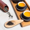 Bojueshaw 6Pcs Small Wooden Spoons,Mini Tea Spoon,Natural Wooden Measuring Spoons
