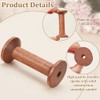 PH PandaHall Wooden Spools 6pcs Empty Wood Thread Spools Sewing