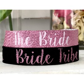 BRIDE TRIBE 'ROSE GOLD' Hen Party Wristbands (Pack of 10) Hen Party Favours, hen do accessories