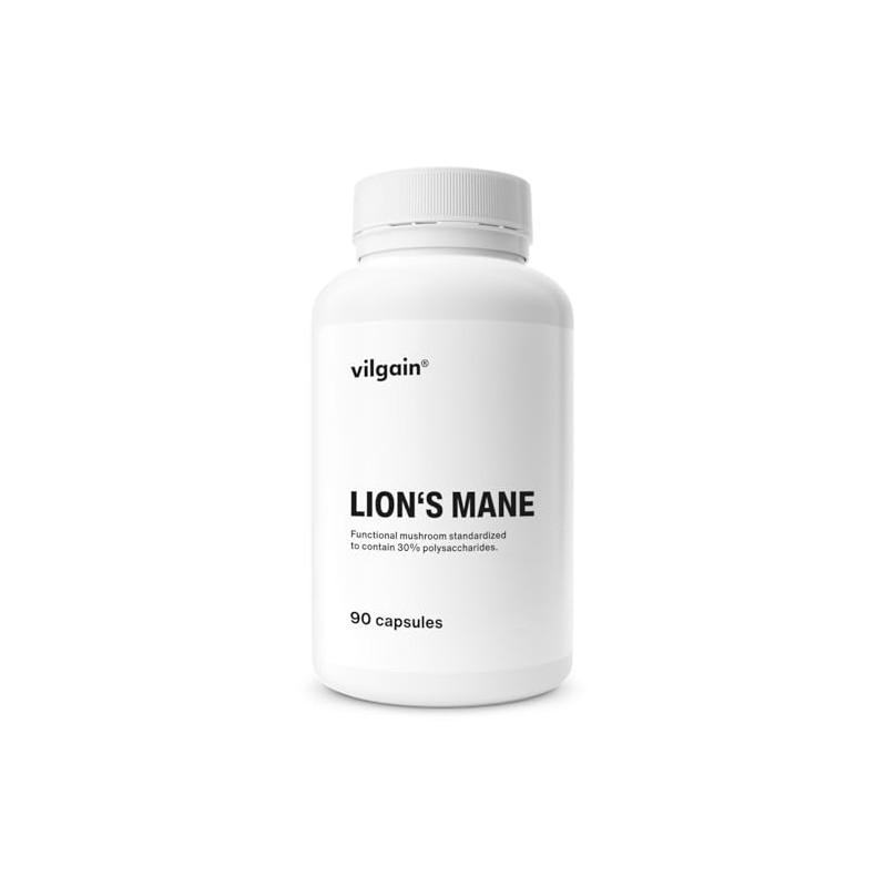 Vilgain Lion's Mane ⁠-⁠ Vital Mushroom for Nervous System, Immunity