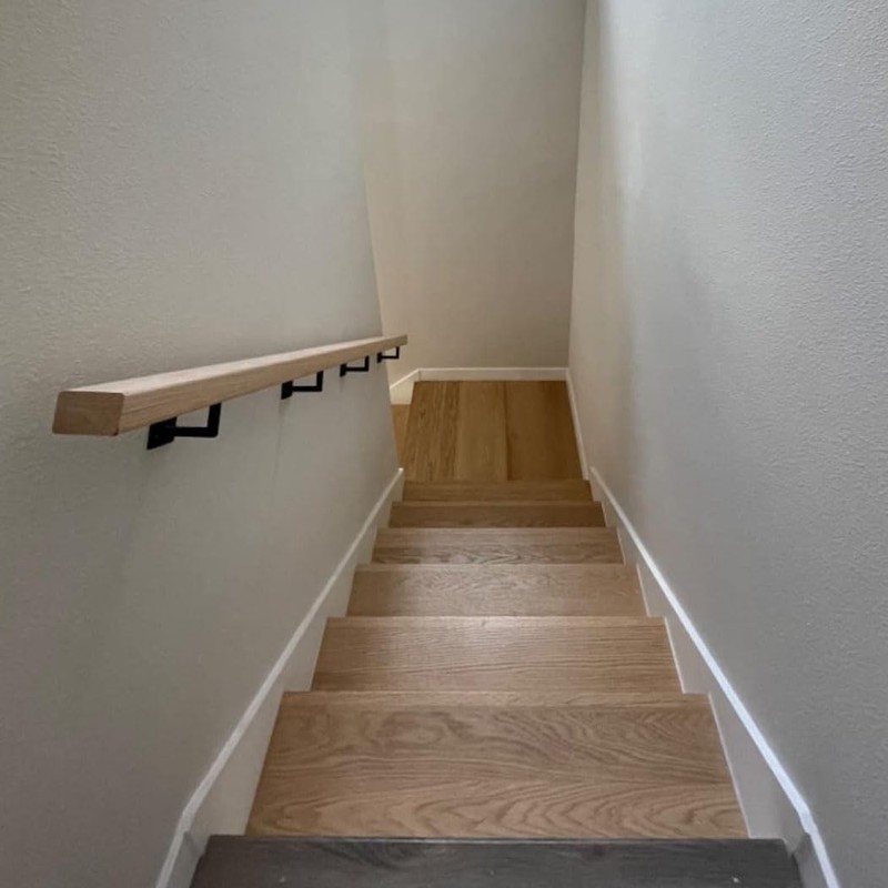 Langdoly 3-3/8" High Swivel Handrail Brackets for Staircase Stair Railing