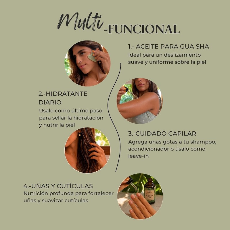 Aceite de Jojoba Orgánico 120 ml – Hidratación profunda para