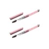 (Pink) - JOSALINAS 2PCS Mascara Brushes Eyebrow Eyelash Brushes Mascara