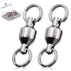 FishTrip Fishing Swivels with Split Rings, 25pcs Ball Bearing Swivel
