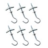 Guifeng 6PCS Metal Hooks 90mm Ceiling Plane Expansion Screws Spring
