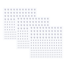 MODRSA Fake Piercings Fake Face Piercing Stick On Fake Nose Stud Face Gems Hair Gems Face Jewelry Hair Jewels Stick on Hair Rhinestones for Prom Eye Jewels for Makeup