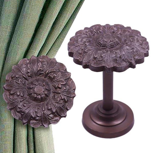 THDC Curtain Tiebacks, Pack of 2 Fleur Boho Decor, Nautical