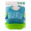 Papu Baby Set 2 Baberos Suaves De Silicón Para Bebé