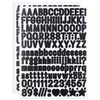 8 Sheets 0.5 Inch Small Vinyl Letter Sticker for Scrapbooking,