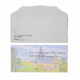 St. Vincent de Paul Offering Envelopes for Church (100)