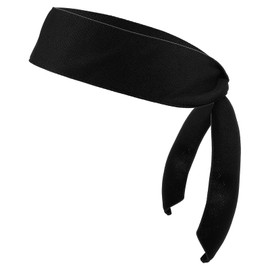 PATIKIL Head Ties Headband, Ninja Karate Headband Adjustable Sports Tie Back Sweat Wicking Workout Head Band for Men Women Running Tennis Yoga, Black