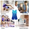 Funnycokid Gymnastics Leotards for Girls Dance Outfits Unitard Sparkly Clothes