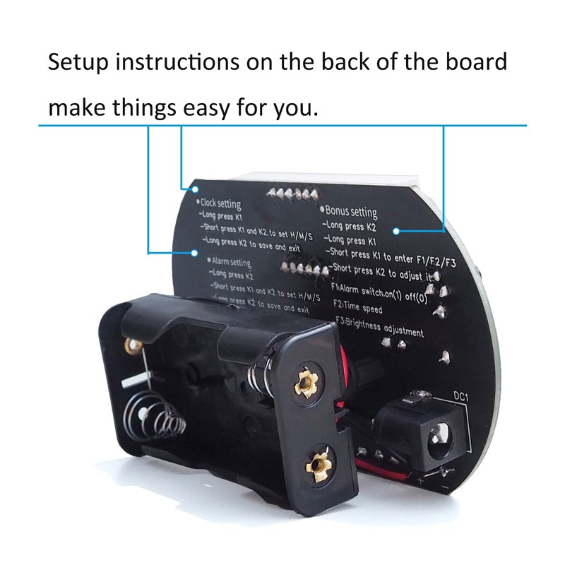 4-Digit Digital Clock Soldering Project Kit for Learning Practicing Teaching