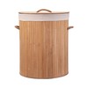 Eco Bath London Bamboo Laundry Basket with Lid - 55