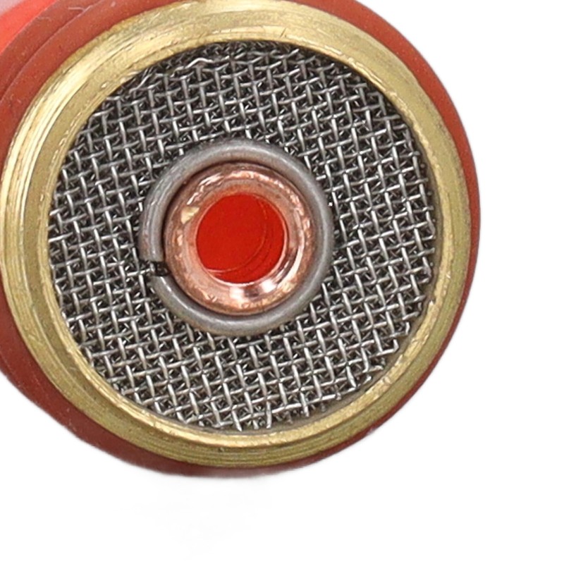 6 Pcs TIG Torch Glass Cup Collet Kit 2.4MM Glass