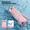 Zannaki Portable Waterproof Aluminum Weekly Pill Organizer