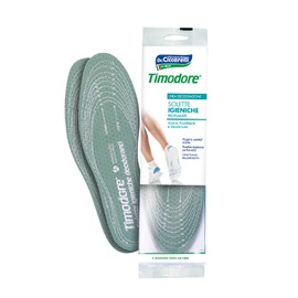 Timodore, Deodoranteinlagen, verhindern und absorbieren Fußgeruch, halten die Füße trocken und frisch, geeignet für alle Arten von Schuhen, 100% Made in Italy, Dermatologisch Getestet, 1 Paar
