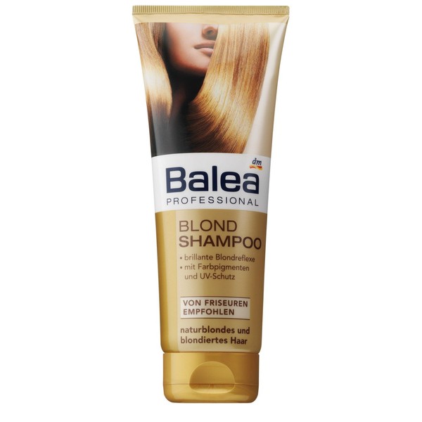 Balea Professional Blonde Shampoo, Pack of 2 (2 x 250 ml)