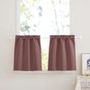 PONY DANCE Short Curtains Kitchen Thermal Curtain Opaque Panel Curtains