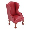Sofa Single PU and Cloth Backrest Doll House Miniature Furniture