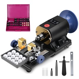450W Pearl Drilling Machine, 110V Coral Driller Pearl Ounching Machine Bead Drill Speed Adjustable for Stones Crystals Jewelry Making