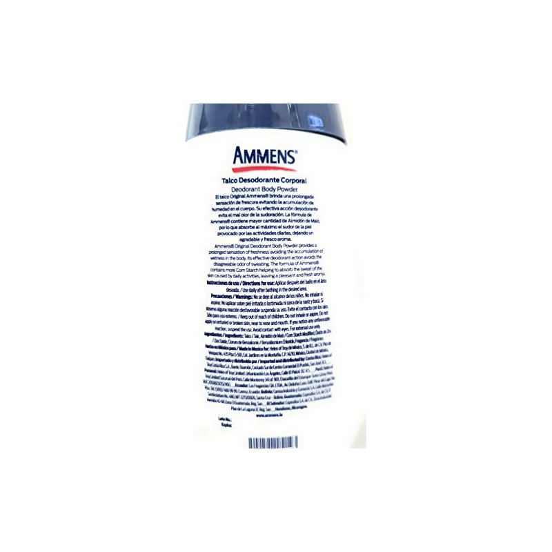 Ammens Talco Corporal, 125g, Pack of 1