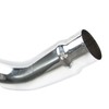 4 Inch Exhaust Tip with a Clamp, Chrome Structure,4'' Inlet
