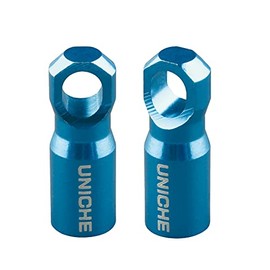 UNICHE Bike Presta Valve Cap with Valve Core Removing Function (Blue)