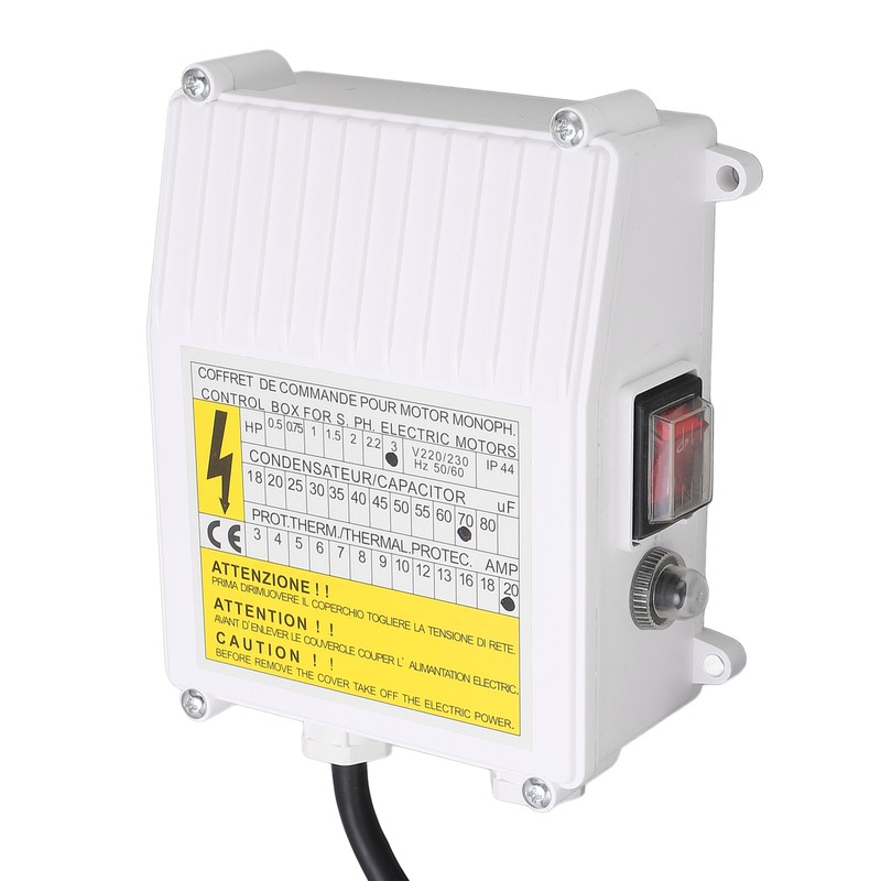 Deep Well Pump Control Box Household 3.0HP Submersible Switch Controller