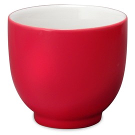 FORLIFE Q Tea Cup (Set of 4), 7 oz, Red