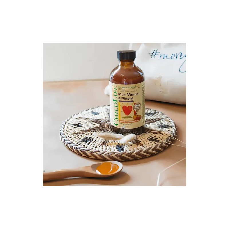 Multivitamínico Líquido Para Niños Naranja Y Mango 240 Ml Sabor