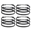 Anjiucc 12 Pcs Wax Rope Bracelet Cord Adjustable Knotted Handmade