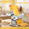 Pasta Maker with 7 Thickness Settings Roller, 2-in-1 Cutter, Hand