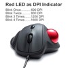 SANWA Wired Ergonomic Trackball Mouse, Optical Vertical Rollerball Mice, Silent