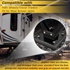 RV Jack Pads for Four-Point Trailer Jack Stands, with 6.3"