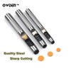 OWDEN 6 Pieces Hollow Hole Punch Set (1/8" - 5/16"),Leather