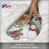 CounterArt Snowman's Farmhouse 4 Pack Round Reversible Easy Care Flexible